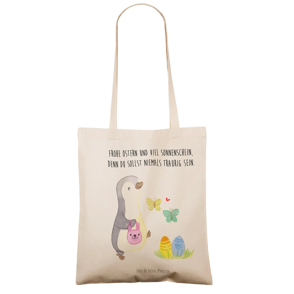 Tragetasche Pinguin Eiersuche Beuteltasche, Beutel, Einkaufstasche, Jutebeutel, Stoffbeutel, Tasche, Shopper, Umhängetasche, Strandtasche, Schultertasche, Stofftasche, Tragetasche, Badetasche, Jutetasche, Einkaufstüte, Laptoptasche, Ostern, Osterhase, Ostergeschenke, Osternest, Osterdeko, Geschenke zu Ostern, Ostern Geschenk, Ostergeschenke Kinder, Ostern Kinder