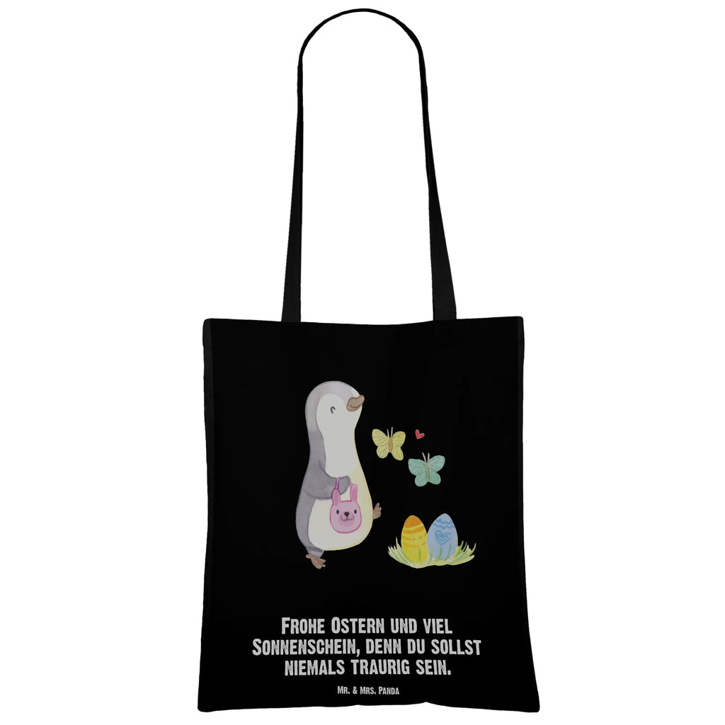 Tragetasche Pinguin Eiersuche Beuteltasche, Beutel, Einkaufstasche, Jutebeutel, Stoffbeutel, Tasche, Shopper, Umhängetasche, Strandtasche, Schultertasche, Stofftasche, Tragetasche, Badetasche, Jutetasche, Einkaufstüte, Laptoptasche, Ostern, Osterhase, Ostergeschenke, Osternest, Osterdeko, Geschenke zu Ostern, Ostern Geschenk, Ostergeschenke Kinder, Ostern Kinder