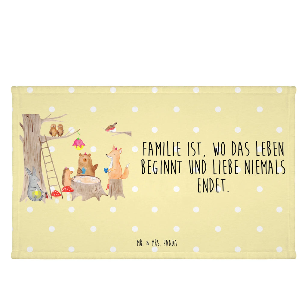 Handtuch Waldtiere Picknick Handtuch, Badehandtuch, Badezimmer, Handtücher, groß, Kinder, Baby, Tiermotive, Gute Laune, lustige Sprüche, Tiere, Waldtiere, Picknick, Wald, Fuchs, Hase, Igel, Maus, Eichhörnchen