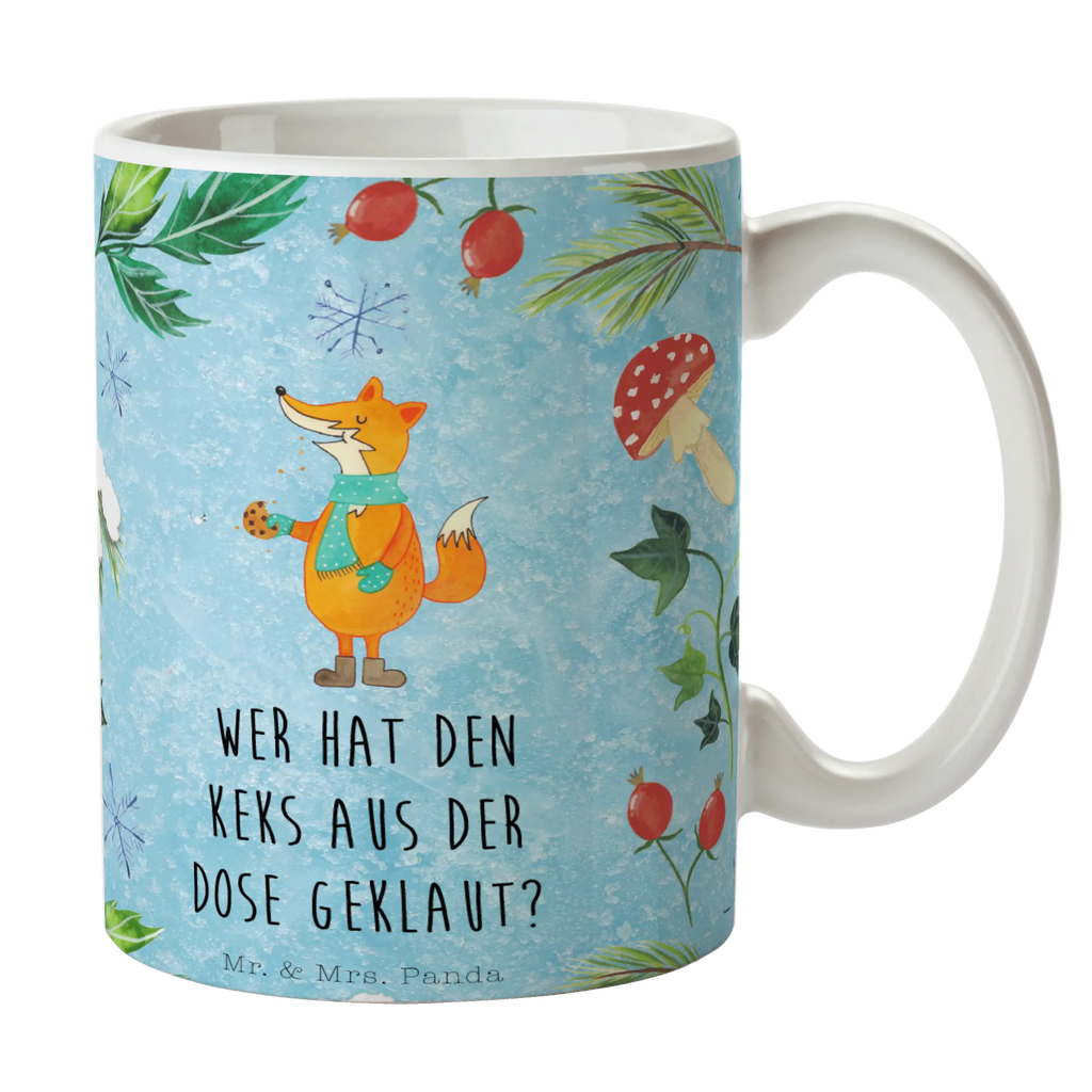 Tasse Fuchs Keksdose Tasse, Kaffeetasse, Teetasse, Becher, Kaffeebecher, Teebecher, Keramiktasse, Porzellantasse, Büro Tasse, Geschenk Tasse, Tasse Sprüche, Tasse Motive, Kaffeetassen, Tasse bedrucken, Designer Tasse, Cappuccino Tassen, Schöne Teetassen, Winter, Weihnachten, Weihnachtsdeko, Nikolaus, Advent, Heiligabend, Wintermotiv