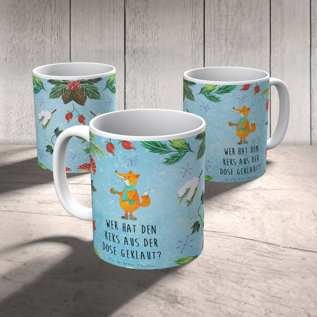 Tasse Fuchs Keksdose Tasse, Kaffeetasse, Teetasse, Becher, Kaffeebecher, Teebecher, Keramiktasse, Porzellantasse, Büro Tasse, Geschenk Tasse, Tasse Sprüche, Tasse Motive, Kaffeetassen, Tasse bedrucken, Designer Tasse, Cappuccino Tassen, Schöne Teetassen, Winter, Weihnachten, Weihnachtsdeko, Nikolaus, Advent, Heiligabend, Wintermotiv