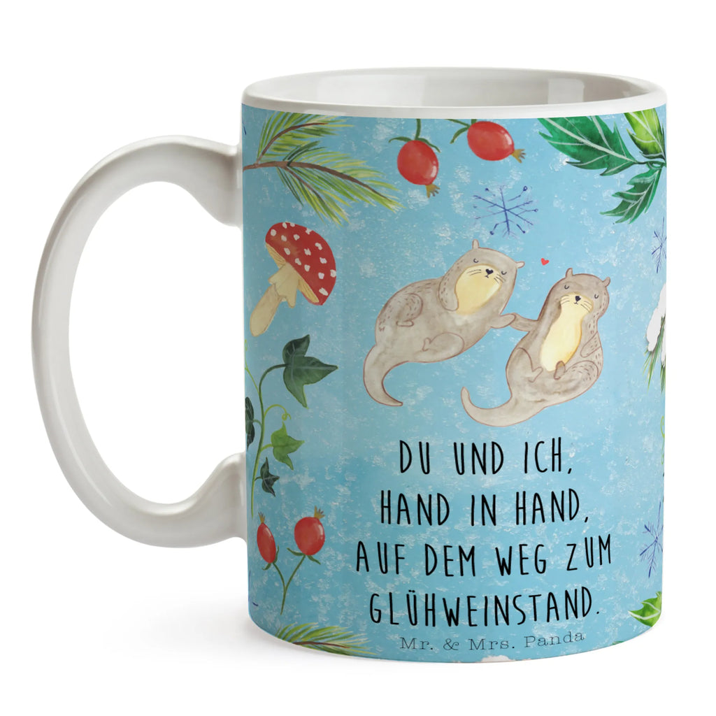 Tasse Otter Glühweinstand Tasse, Kaffeetasse, Teetasse, Becher, Kaffeebecher, Teebecher, Keramiktasse, Porzellantasse, Büro Tasse, Geschenk Tasse, Tasse Sprüche, Tasse Motive, Kaffeetassen, Tasse bedrucken, Designer Tasse, Cappuccino Tassen, Schöne Teetassen, Winter, Weihnachten, Weihnachtsdeko, Nikolaus, Advent, Heiligabend, Wintermotiv