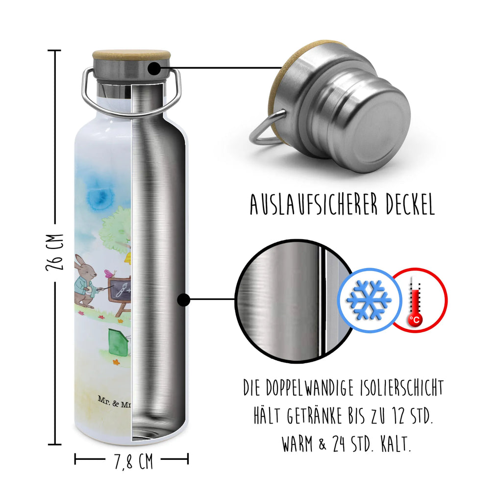 Trinkflasche Osterhasenschule Thermosflasche, Isolierflasche, Edelstahl, Trinkflasche, isoliert, Wamrhaltefunktion, Sportflasche, Flasche zum Sport, Sportlerflasche, Ostern, Osterhase, Ostergeschenke, Osternest, Osterdeko, Geschenke zu Ostern, Ostern Geschenk, Ostergeschenke Kinder, Ostern Kinder