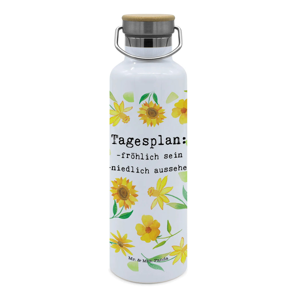 Trinkflasche Tagesplan Thermosflasche, Isolierflasche, Edelstahl, Trinkflasche, isoliert, Wamrhaltefunktion, Sportflasche, Flasche zum Sport, Sportlerflasche, Blumen Deko, Frühlings Deko, Sommer Deko, Dekoration, positive Botschaft, Naturliebhaber, Outdoor, Natur, Abenteuer