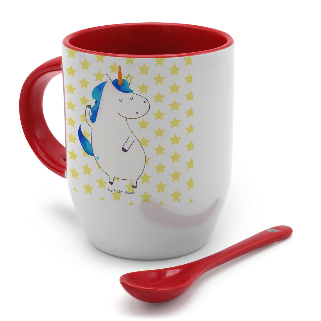 Tasse mit Löffel Einhorn Mann Tasse, Kaffeetasse, Tassen, Tasse mit Spruch, Kaffeebecher, Tasse mit Löffel, Einhorn, Einhörner, Einhorn Deko, Pegasus, Unicorn, cool, Mann, Freundin, Familie, bester Freund, BFF, Party, hübsch, beste