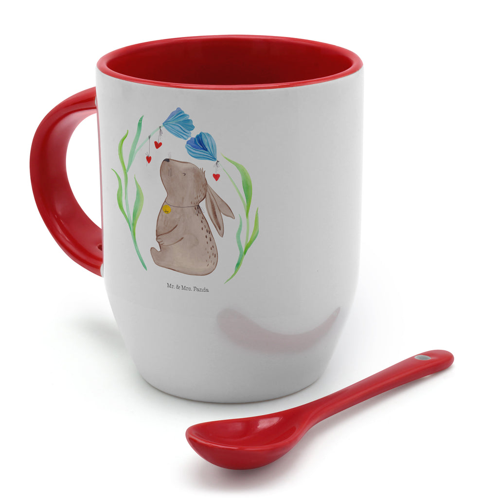 Tasse mit Löffel Hase Blume Tasse, Kaffeetasse, Tassen, Tasse mit Spruch, Kaffeebecher, Tasse mit Löffel, Ostern, Osterhase, Ostergeschenke, Osternest, Osterdeko, Geschenke zu Ostern, Ostern Geschenk, Ostergeschenke Kinder, Ostern Kinder, Hase, Kaninchen, Kind, Taufe, Taufgeschenk, Geburt, Schwangerschaft, erstes Kind, Kindergeburtstag, Geburtstag, Hoffnung, Träume