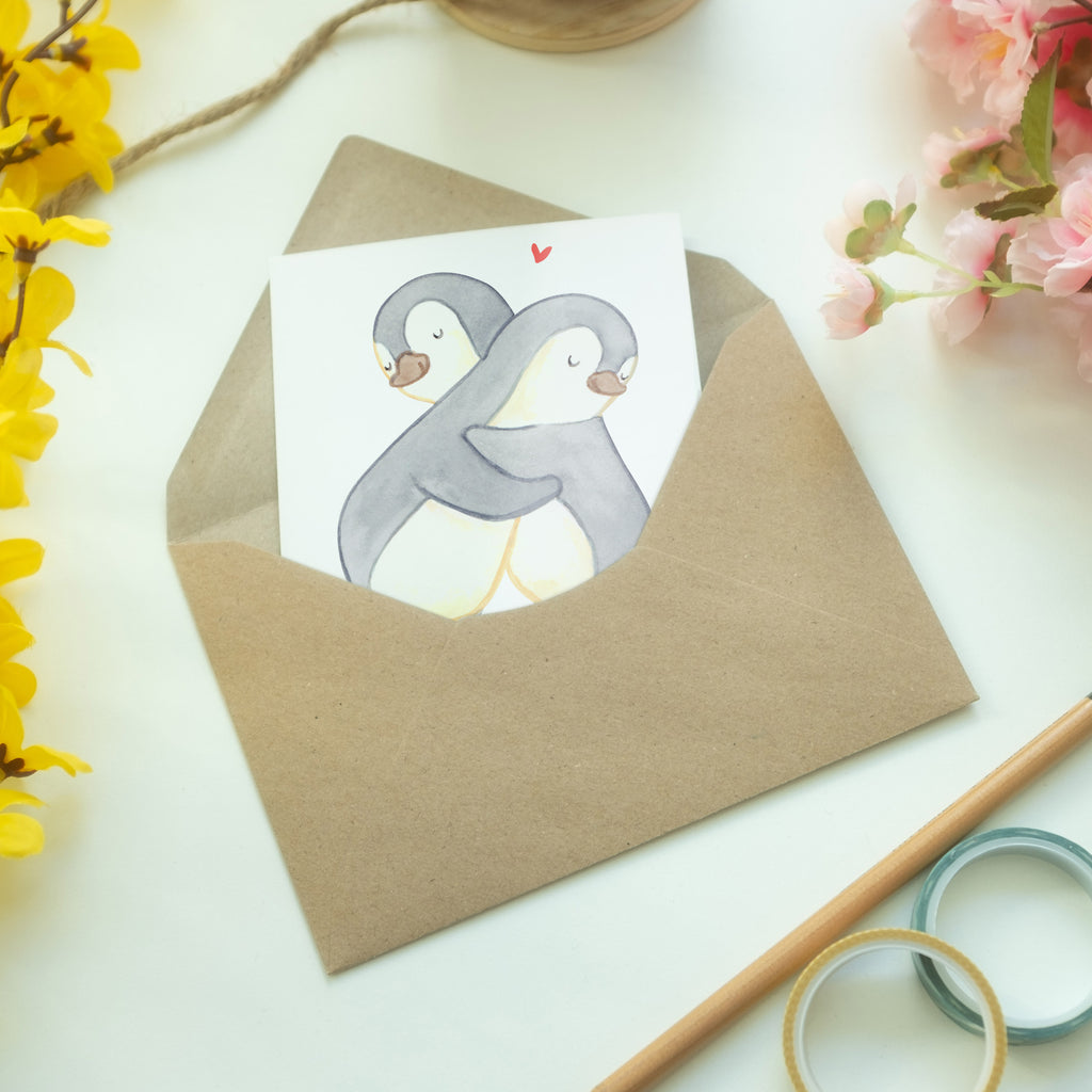 Personalisierte Grußkarte Pinguin Beste Adoptivschwester der Welt Personalisierte Grußkarte, Personalisiertere Klappkarte, Personalisierte Einladungskarte, Personalisierte Glückwunschkarte, Personalisierte Hochzeitskarte, Personalisierte Geburtstagskarte, Grußkarte mit Namen, Grußkarte selber drucken, Grußkarte selbst gestalten, Grußkarte mit persönlichen Nachrichten, Grußkarte als Geldgeschenk, Grußkarten personalisiert, Personalisierte Karte, für, Dankeschön, Geschenk, Schenken, Geburtstag, Geburtstagsgeschenk, Geschenkidee, Danke, Bedanken, Mitbringsel, Freude machen, Geschenktipp, Adoptivschwester, Adoptiv, adoptiert, Schwester, Geschwister, Schwesterherz, Sister, Familie, Kleinigkeit, Beste, Tochter