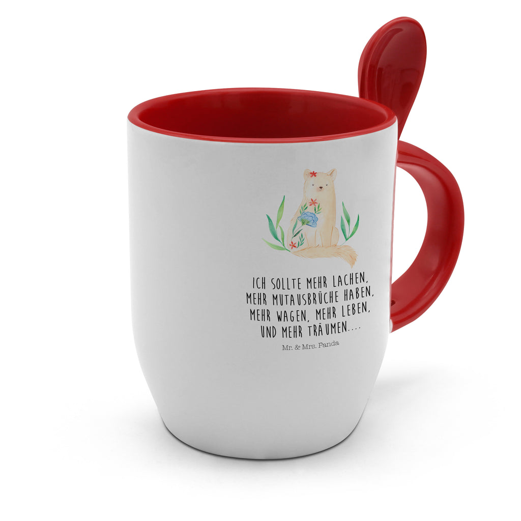 Tasse mit Löffel Katze Blumen Tasse, Kaffeetasse, Tassen, Tasse mit Spruch, Kaffeebecher, Tasse mit Löffel, Katze, Katzenmotiv, Katzenfan, Katzendeko, Katzenfreund, Katzenliebhaber, Katzenprodukte, Katzenartikel, Katzenaccessoires, Katzensouvenirs, Katzenliebhaberprodukte, Katzenmotive, Selbstliebe, Selfcare, Motivation, Mutausbruch