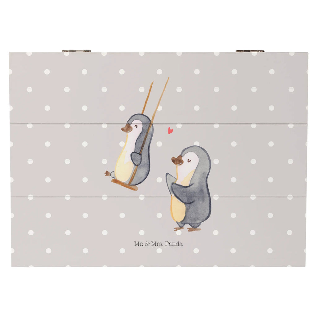 Holzkiste Pinguin Oma schaukeln Holzkiste, Kiste, Schatzkiste, Truhe, Schatulle, XXL, Erinnerungsbox, Erinnerungskiste, Dekokiste, Aufbewahrungsbox, Geschenkbox, Geschenkdose, Familie, Vatertag, Muttertag, Bruder, Schwester, Mama, Papa, Oma, Opa, beste Oma, Lieblingsoma, Geschenk für Oma, Omi, Großmutter