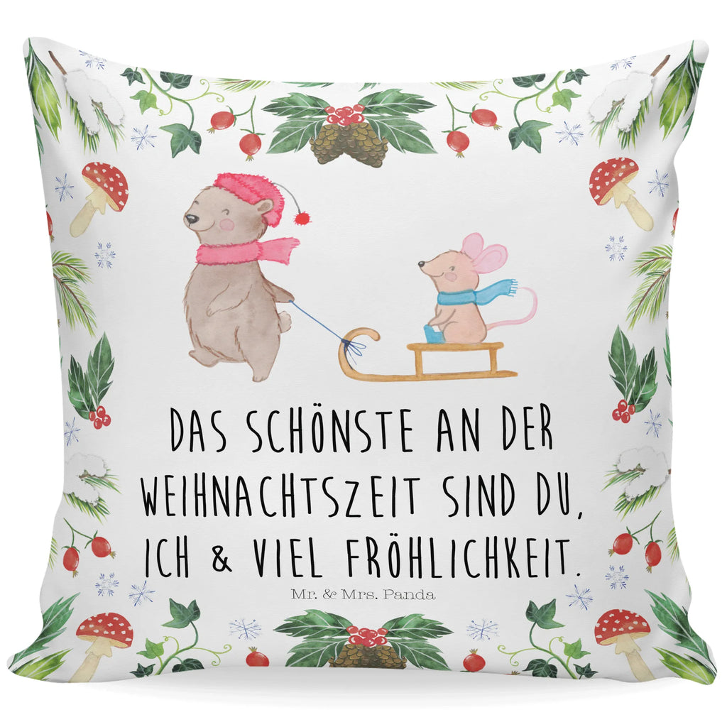 40x40 Kissen Bär Maus Schlitten Kissenhülle, Kopfkissen, Sofakissen, Dekokissen, Motivkissen, sofakissen, sitzkissen, Kissen, Kissenbezüge, Kissenbezug 40x40, Kissen 40x40, Kissenhülle 40x40, Zierkissen, Couchkissen, Dekokissen Sofa, Sofakissen 40x40, Dekokissen 40x40, Kopfkissen 40x40, Kissen 40x40 Waschbar, Winter, Weihnachten, Weihnachtsdeko, Nikolaus, Advent, Heiligabend, Wintermotiv