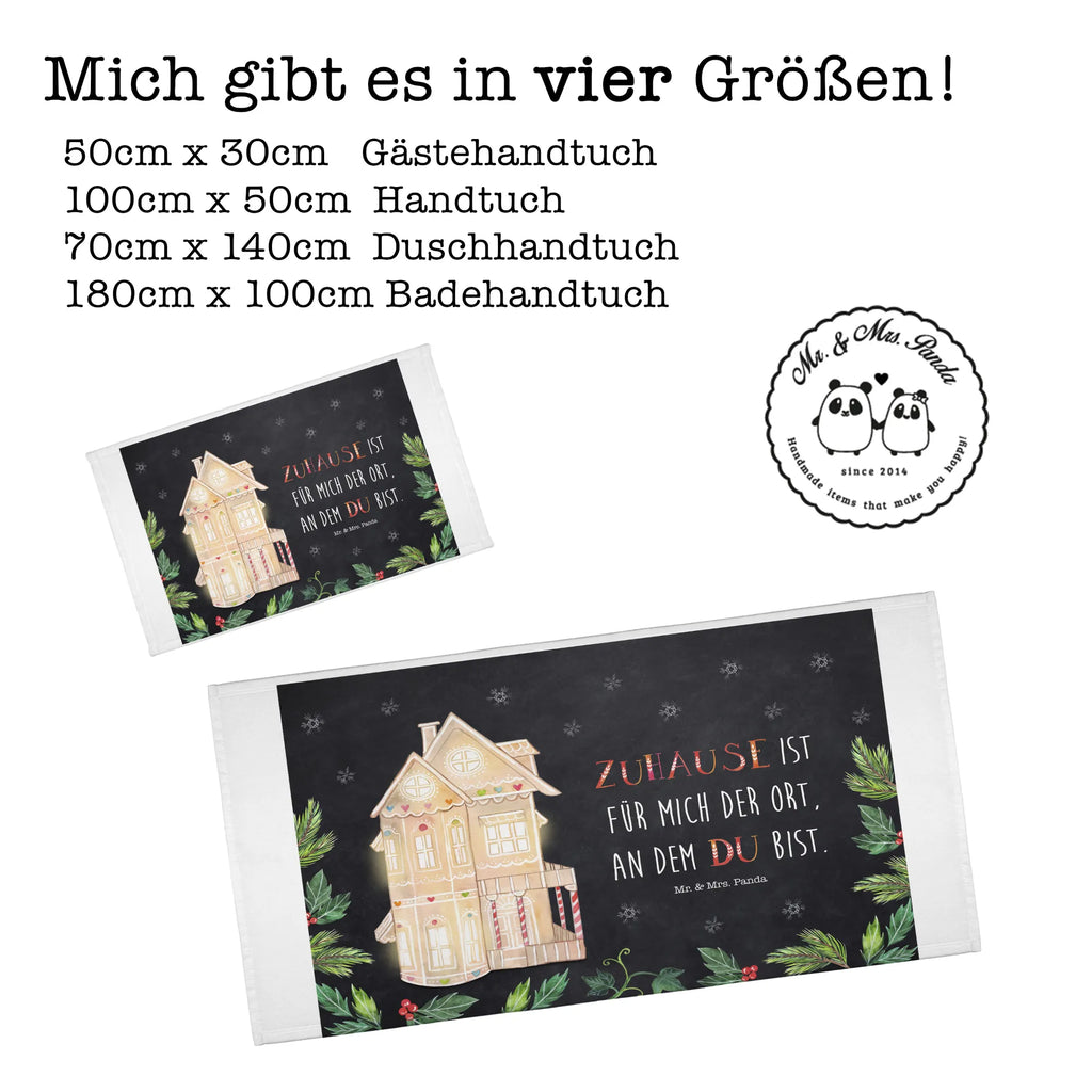 Handtuch Lebkuchenhaus Gästetuch, Reisehandtuch, Sport Handtuch, Frottier, Kinder Handtuch, Winter, Weihnachten, Weihnachtsdeko, Nikolaus, Advent, Heiligabend, Wintermotiv