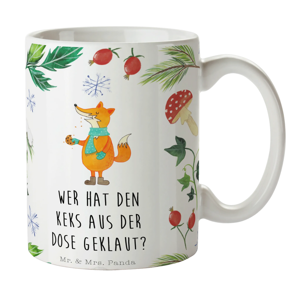 Tasse Fuchs Keksdose Tasse, Kaffeetasse, Teetasse, Becher, Kaffeebecher, Teebecher, Keramiktasse, Porzellantasse, Büro Tasse, Geschenk Tasse, Tasse Sprüche, Tasse Motive, Kaffeetassen, Tasse bedrucken, Designer Tasse, Cappuccino Tassen, Schöne Teetassen, Winter, Weihnachten, Weihnachtsdeko, Nikolaus, Advent, Heiligabend, Wintermotiv