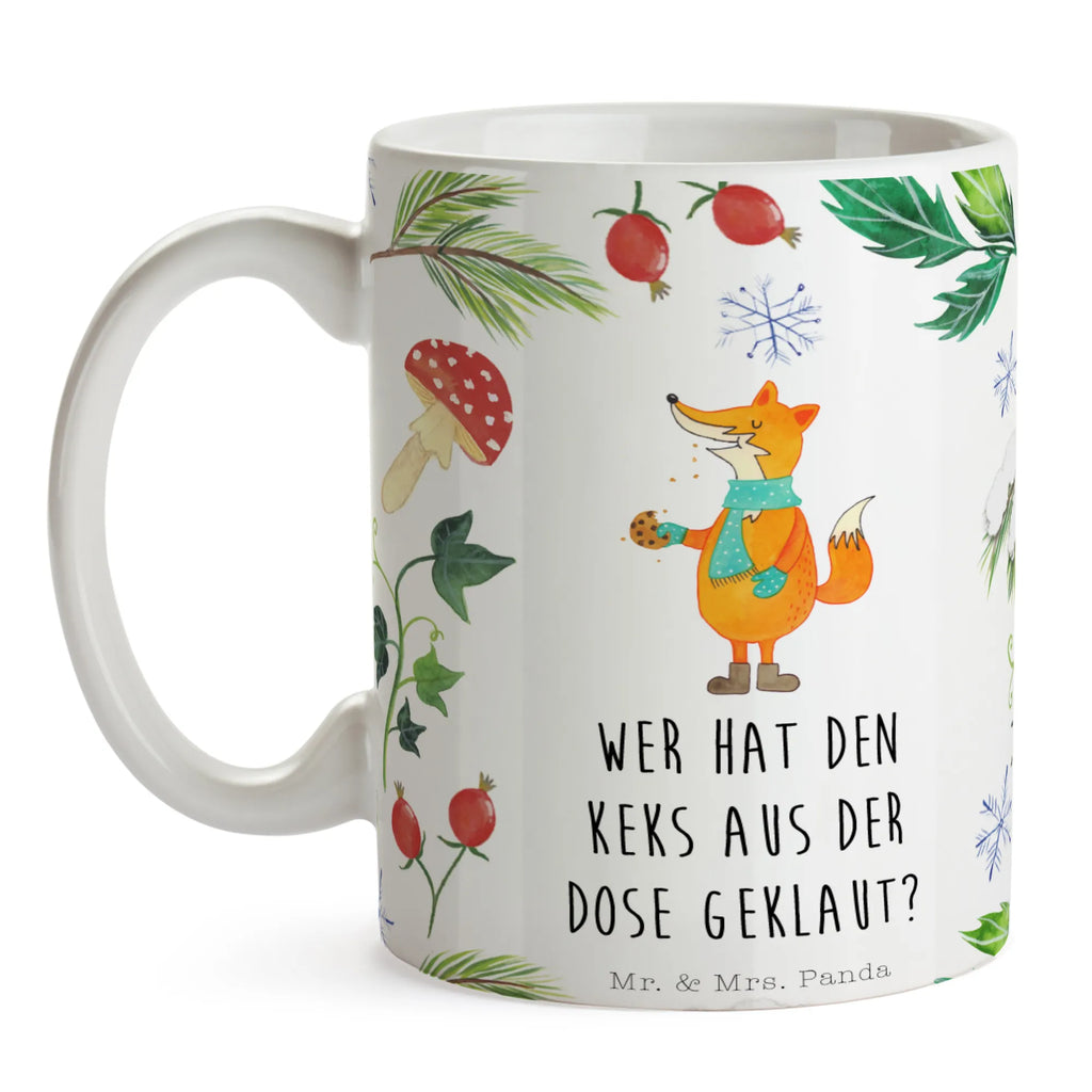 Tasse Fuchs Keksdose Tasse, Kaffeetasse, Teetasse, Becher, Kaffeebecher, Teebecher, Keramiktasse, Porzellantasse, Büro Tasse, Geschenk Tasse, Tasse Sprüche, Tasse Motive, Kaffeetassen, Tasse bedrucken, Designer Tasse, Cappuccino Tassen, Schöne Teetassen, Winter, Weihnachten, Weihnachtsdeko, Nikolaus, Advent, Heiligabend, Wintermotiv