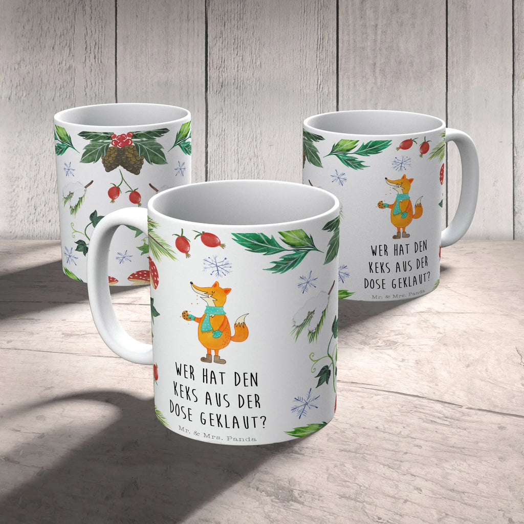 Tasse Fuchs Keksdose Tasse, Kaffeetasse, Teetasse, Becher, Kaffeebecher, Teebecher, Keramiktasse, Porzellantasse, Büro Tasse, Geschenk Tasse, Tasse Sprüche, Tasse Motive, Kaffeetassen, Tasse bedrucken, Designer Tasse, Cappuccino Tassen, Schöne Teetassen, Winter, Weihnachten, Weihnachtsdeko, Nikolaus, Advent, Heiligabend, Wintermotiv