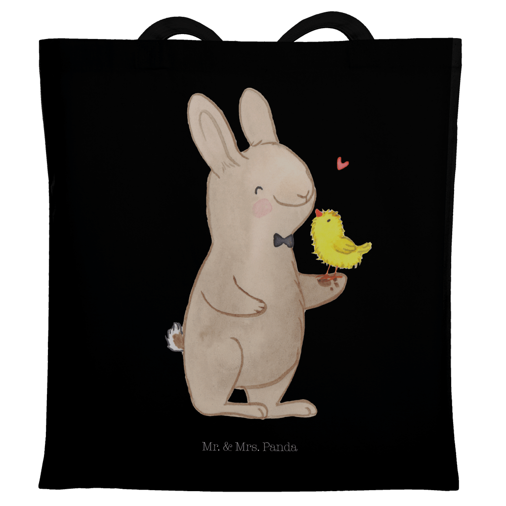 Tragetasche Hase mit Küken Beuteltasche, Beutel, Einkaufstasche, Jutebeutel, Stoffbeutel, Tasche, Shopper, Umhängetasche, Strandtasche, Schultertasche, Stofftasche, Tragetasche, Badetasche, Jutetasche, Einkaufstüte, Laptoptasche, Ostern, Osterhase, Ostergeschenke, Osternest, Osterdeko, Geschenke zu Ostern, Ostern Geschenk, Ostergeschenke Kinder, Ostern Kinder