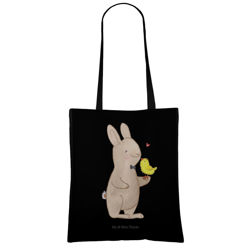 Tragetasche Hase mit Küken Beuteltasche, Beutel, Einkaufstasche, Jutebeutel, Stoffbeutel, Tasche, Shopper, Umhängetasche, Strandtasche, Schultertasche, Stofftasche, Tragetasche, Badetasche, Jutetasche, Einkaufstüte, Laptoptasche, Ostern, Osterhase, Ostergeschenke, Osternest, Osterdeko, Geschenke zu Ostern, Ostern Geschenk, Ostergeschenke Kinder, Ostern Kinder