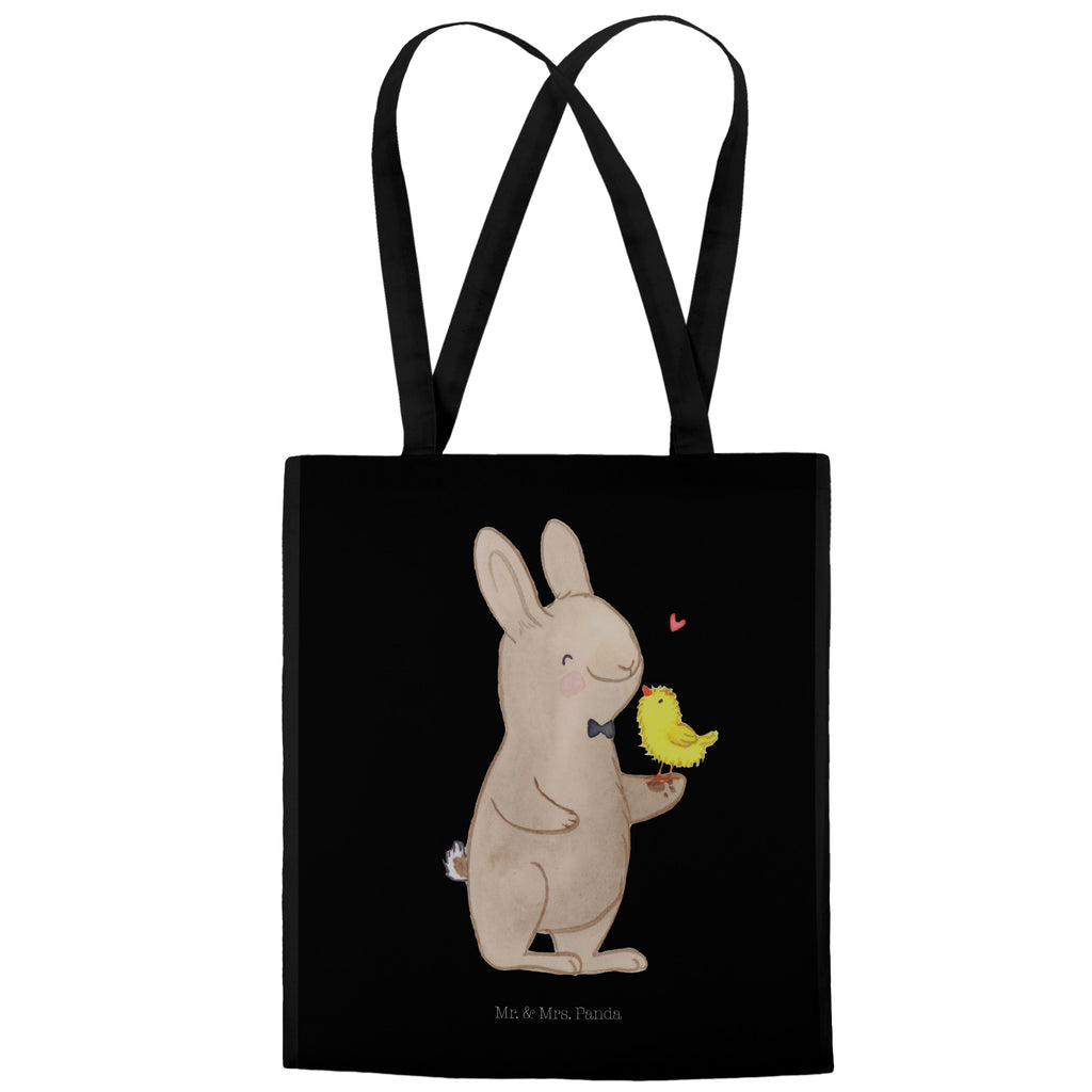 Tragetasche Hase mit Küken Beuteltasche, Beutel, Einkaufstasche, Jutebeutel, Stoffbeutel, Tasche, Shopper, Umhängetasche, Strandtasche, Schultertasche, Stofftasche, Tragetasche, Badetasche, Jutetasche, Einkaufstüte, Laptoptasche, Ostern, Osterhase, Ostergeschenke, Osternest, Osterdeko, Geschenke zu Ostern, Ostern Geschenk, Ostergeschenke Kinder, Ostern Kinder