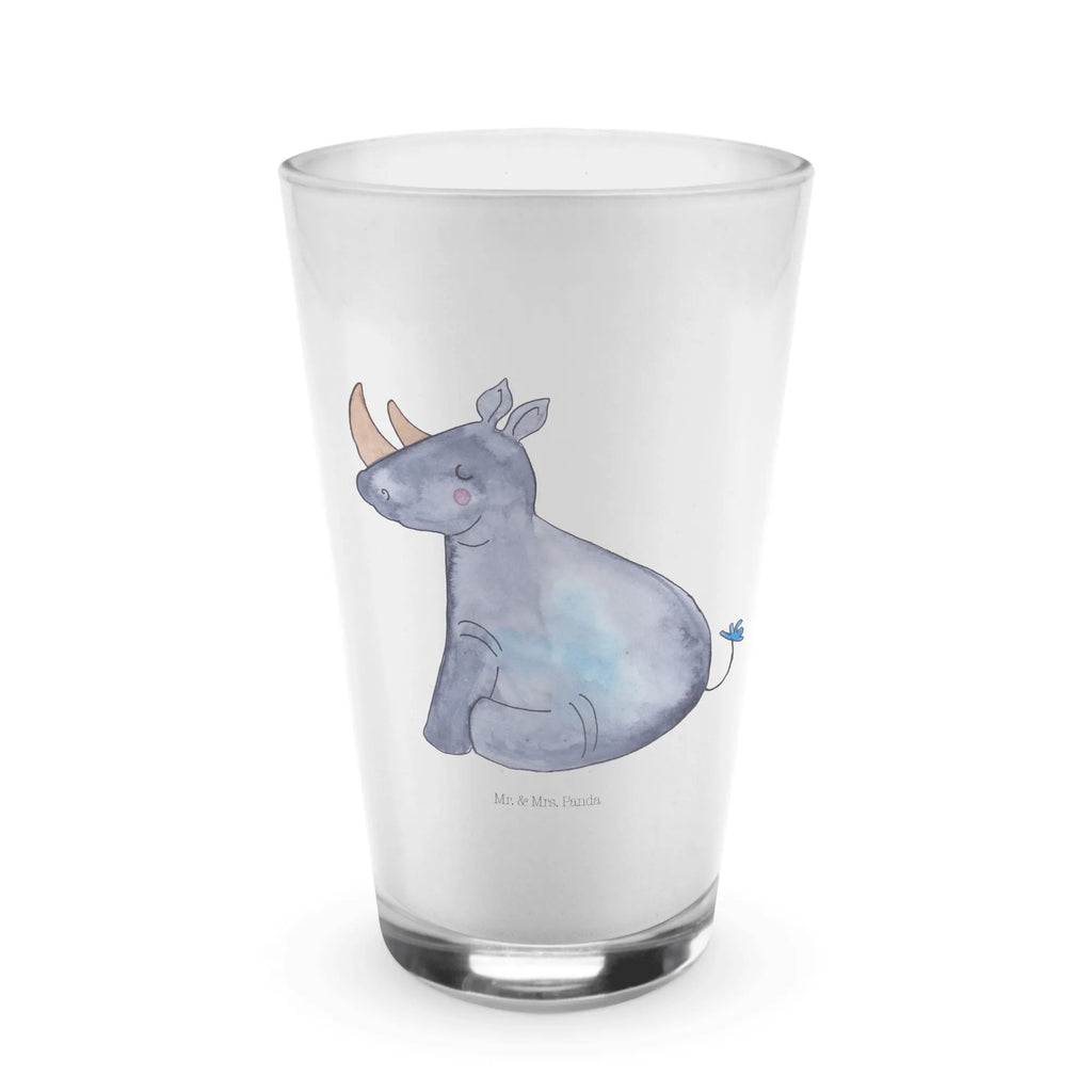 Glas Einhorn Nashorn Cappuccino Glas, Glas, Cappuccino Tasse, Latte Macchiato, Einhorn, Einhörner, Einhorn Deko, Unicorn, Regenbogen, witzig, lustig, Zoo, Glitzer, Einhornpower, Erwachsenwerden, Nashorn, Nashörner