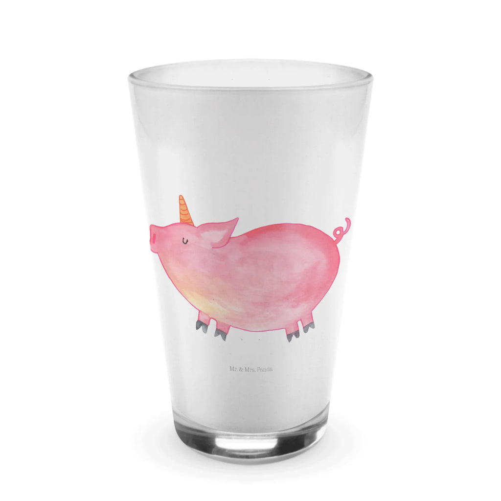 Glas Einhorn Schweinhorn Cappuccino Glas, Glas, Cappuccino Tasse, Latte Macchiato, Einhorn, Einhörner, Einhorn Deko, Pegasus, Unicorn, Party, Spaß, Schwein, Schweinhorn, Bauer, witzig. lustig, Spruch, geschenk, Pig, Piggy, funny, english, englisch