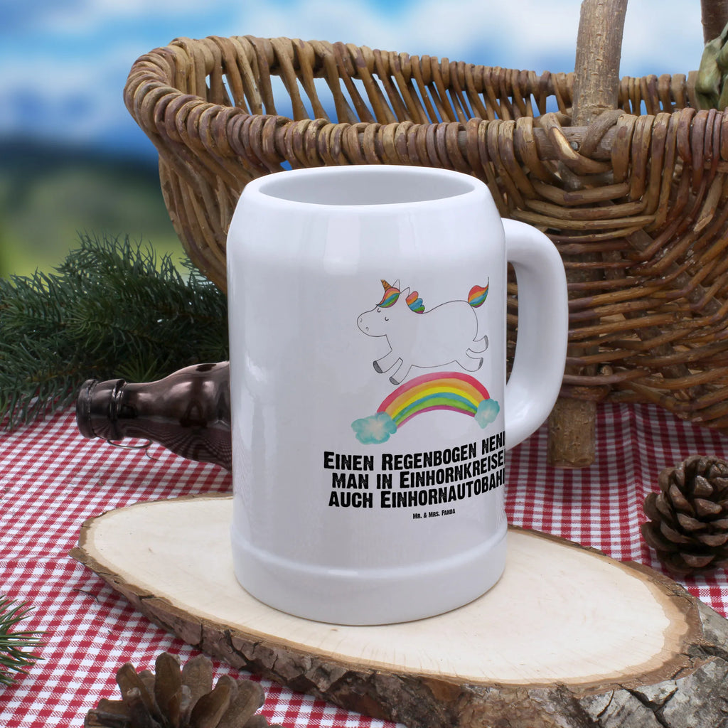 Bierkrug Einhorn Regenbogen Bierkrug, Bierkrüge, Bierkrug Steingut, Steinkrüge, 0, 5 l, 500ml, Krug, Einhorn, Einhörner, Einhorn Deko, Unicorn, Regenbogen, Glitzer, Einhornpower, Erwachsenwerden, Einhornautobahn