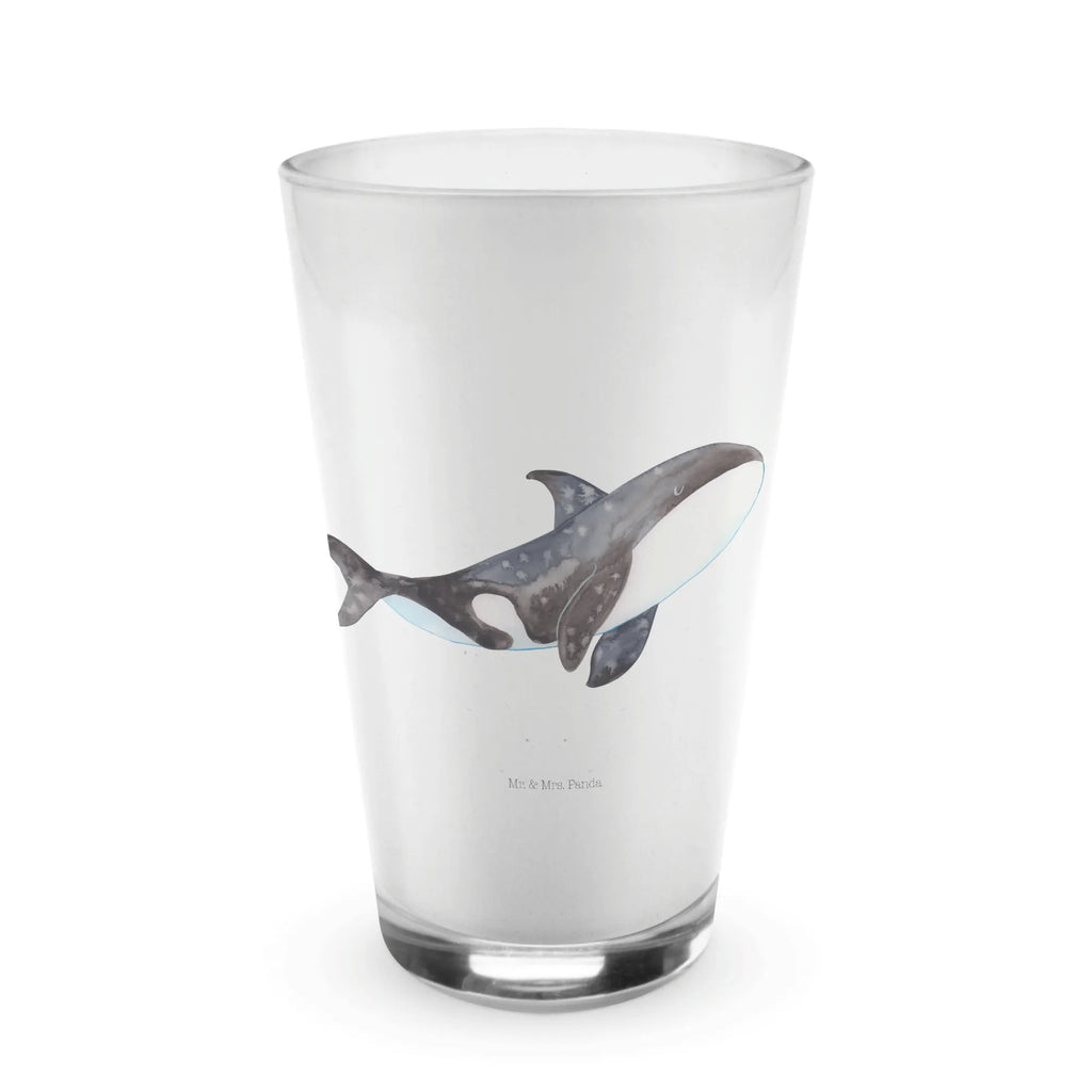 Glas Orca Cappuccino Glas, Glas, Cappuccino Tasse, Latte Macchiato, Meerestiere, Meer, Urlaub, Orca, Orcas, Killerwal, Wal, Möglichkeiten, Büro, Arbeit, Motivation, Selbstliebe, Neustart, Startup