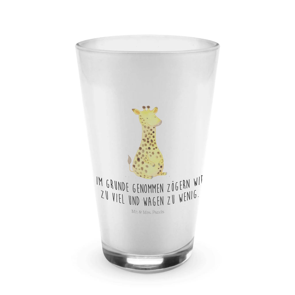 Glas Giraffe Zufrieden Cappuccino Glas, Glas, Cappuccino Tasse, Latte Macchiato, Afrika, Wildtiere, Giraffe, Zufrieden, Glück, Abenteuer