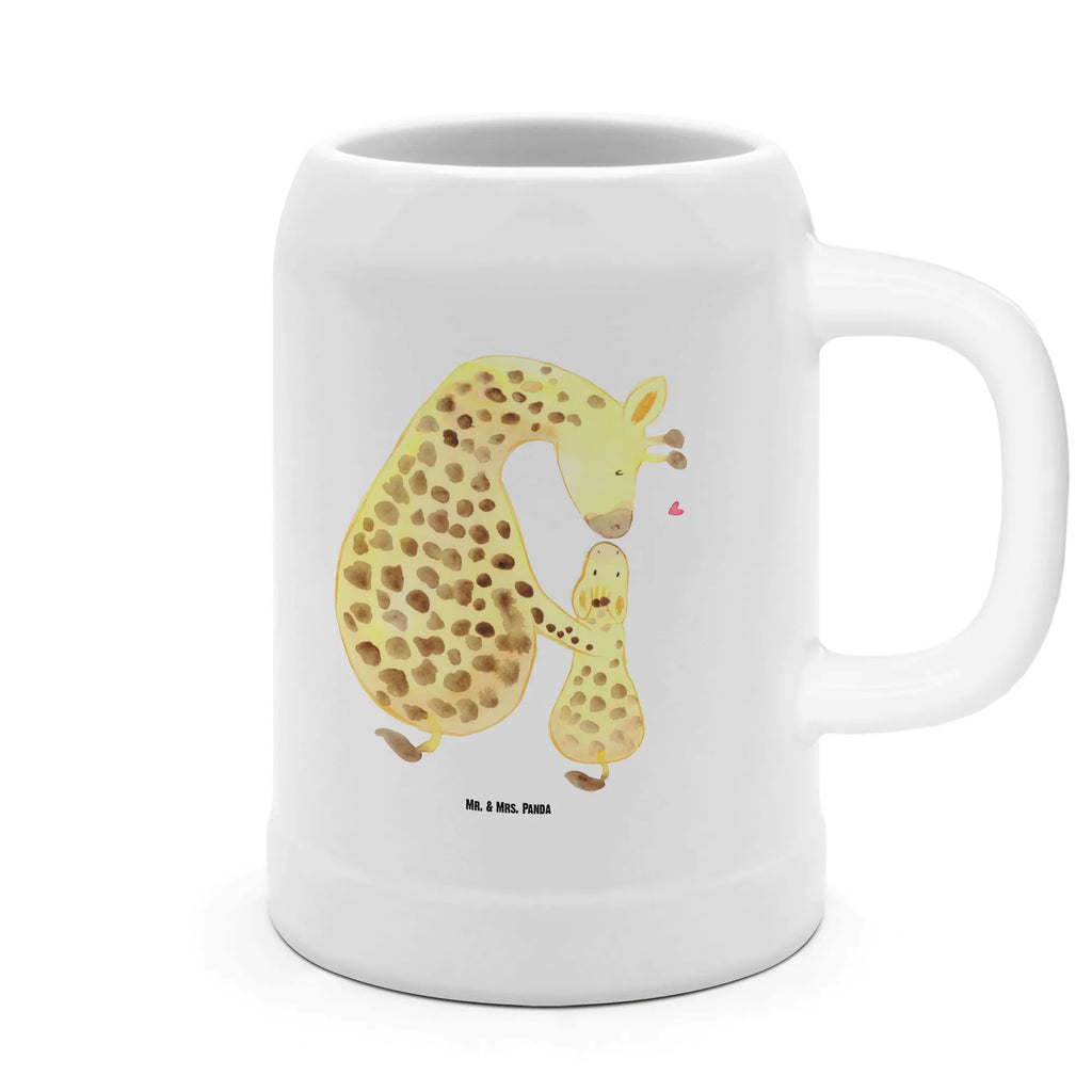 Bierkrug Giraffe mit Kind Bierkrug, Bierkrüge, Bierkrug Steingut, Steinkrüge, 0, 5 l, 500ml, Krug, Afrika, Wildtiere, Giraffe, Kind, Mutter, Mama, Tochter, Sohn, Lieblingsmensch