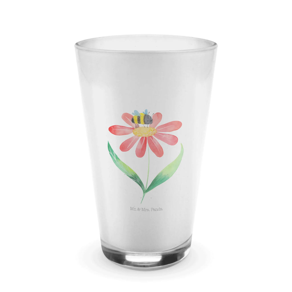 Glas Hummel Blume Cappuccino Glas, Glas, Cappuccino Tasse, Latte Macchiato, Tiermotive, Gute Laune, lustige Sprüche, Tiere, Hummel, Blume, Wespe, Flauschig, Natur, Feld, Hummeln, Biene