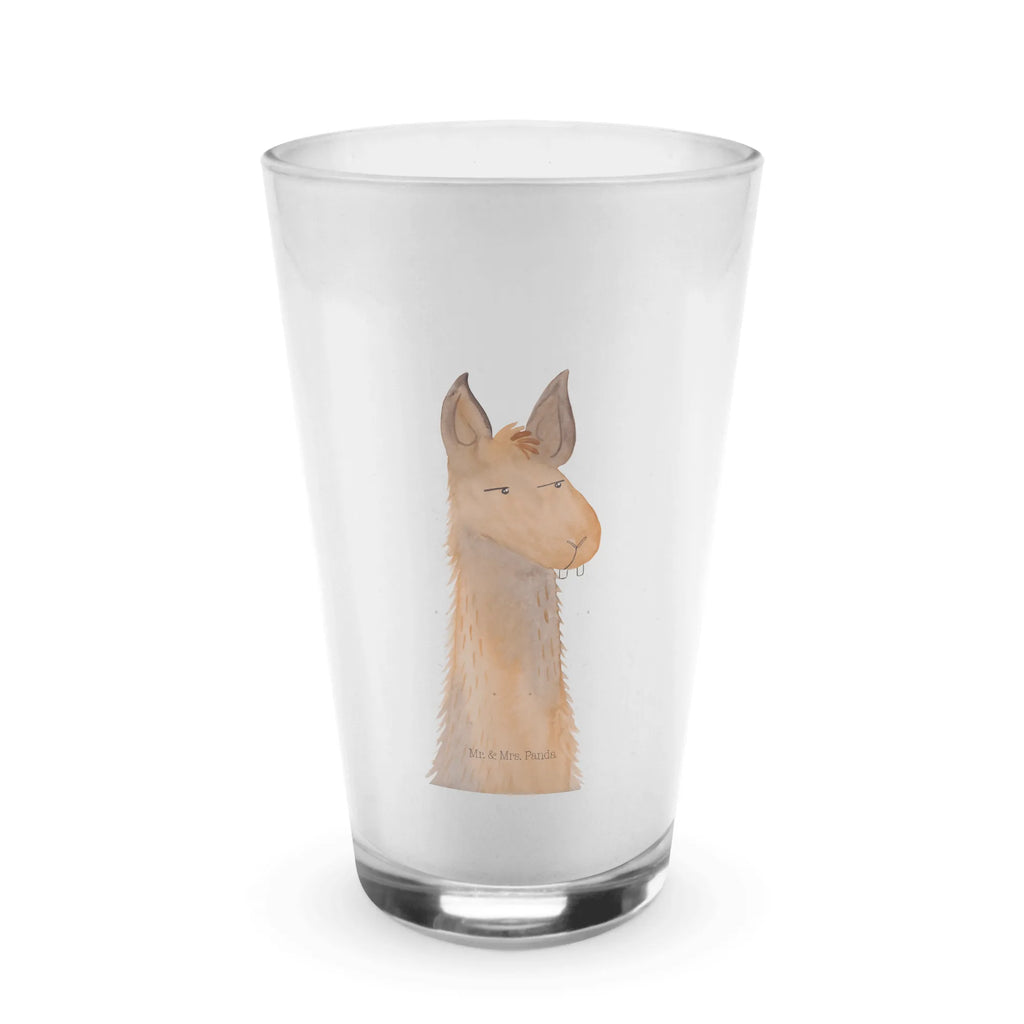 Glas Lamakopf genervt Cappuccino Glas, Glas, Cappuccino Tasse, Latte Macchiato, Lama, Alpaka, Lamas, Recht haben, genervt sein, Freundin, beste Freundin, Partnerin, Büro, Büroalltag, Chef, Chefin, Azubi