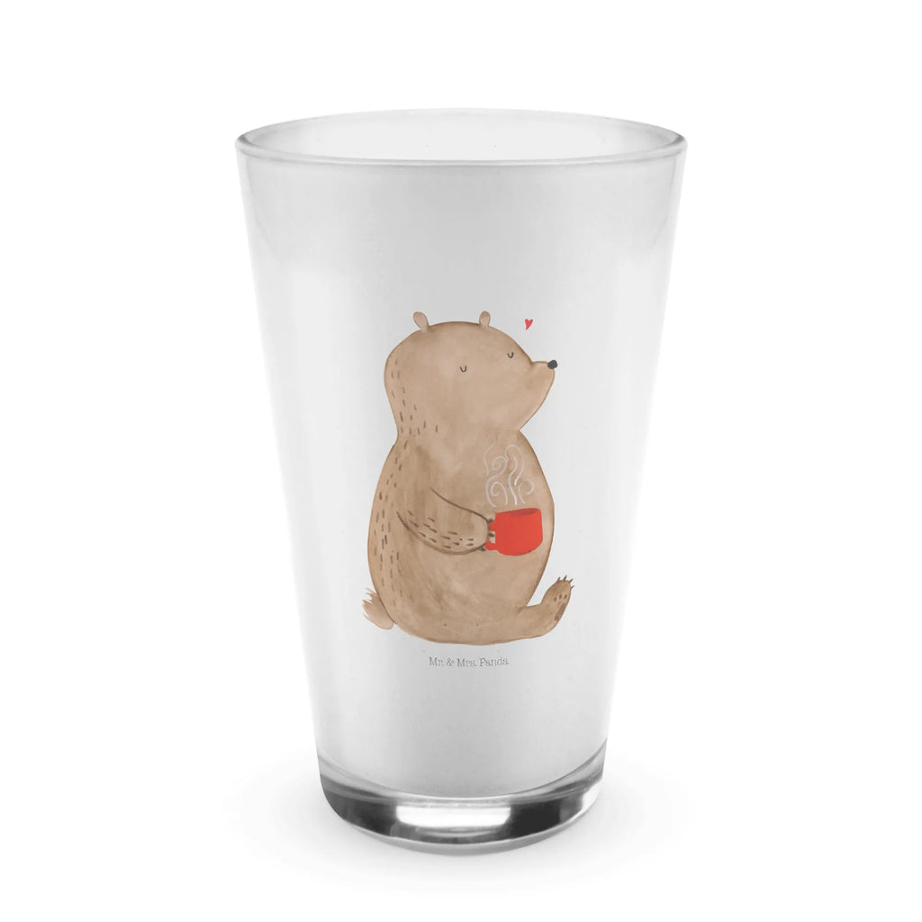 Glas Bär Kaffee Cappuccino Glas, Glas, Cappuccino Tasse, Latte Macchiato, Bär, Teddy, Teddybär, Kaffee, Coffee, Bären, guten Morgen, Morgenroutine, Welt erobern, Welt retten, Motivation