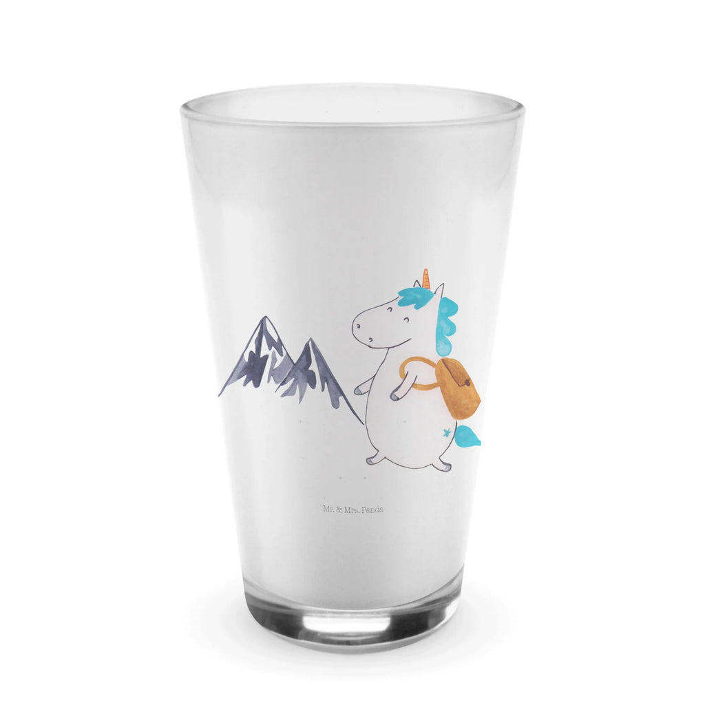 Glas Einhorn Bergsteiger Cappuccino Glas, Glas, Cappuccino Tasse, Latte Macchiato, Einhorn, Einhörner, Einhorn Deko, Pegasus, Unicorn, Bergsteiger, Abenteuer, Berge, Abenteurer, Weltenbummler, Weltreise, Reisen, Urlaub, Entdecker