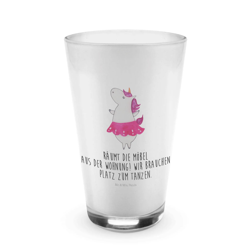 Glas Einhorn Ballerina Cappuccino Glas, Glas, Cappuccino Tasse, Latte Macchiato, Einhorn, Einhörner, Einhorn Deko, Unicorn, Tanzen, Ballerina, Party, Wohnung, Spaß, Feiern, Geburtstag, Tänzerin, Lebenslust, Lebensfreude