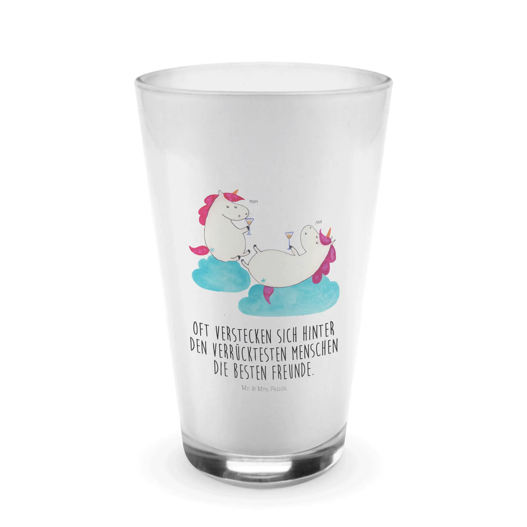 Glas Einhörner Sekt Cappuccino Glas, Glas, Cappuccino Tasse, Latte Macchiato, Einhorn, Einhörner, Einhorn Deko, Pegasus, Unicorn, Freundinnen, Freundin, BFF, Sekt, Mädelsabend, Spaß, Party, Korken, Anstoßen, Beste