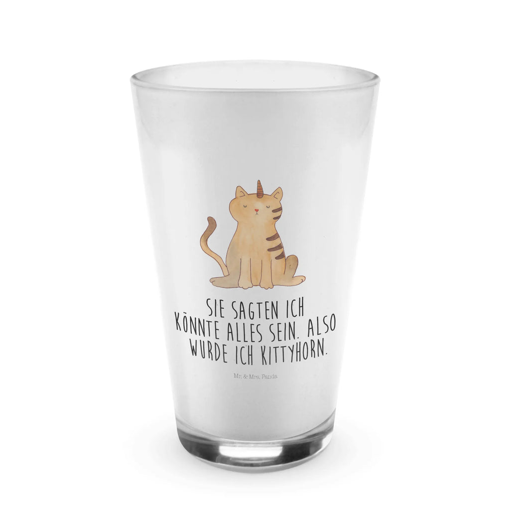 Glas Einhorn Katze Cappuccino Glas, Glas, Cappuccino Tasse, Latte Macchiato, Einhorn, Einhörner, Einhorn Deko, Pegasus, Unicorn, Katzer, Mieze, Regenbogen, Glitzer, Einhornpower, Erwachsenwerden, Katze, Katzenhorn, Einhornkatze, Kittyhorn