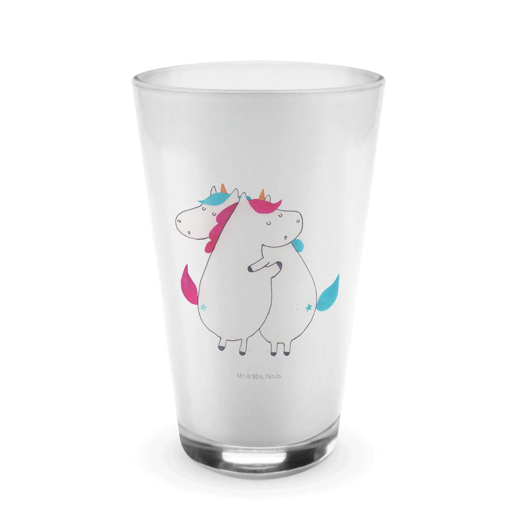 Glas Einhörner Umarmen Cappuccino Glas, Glas, Cappuccino Tasse, Latte Macchiato, Einhorn, Einhörner, Einhorn Deko, Pegasus, Unicorn, Freundinnen, Freundin, BFF, Schwester, Schwestern, Familie, Geschwister, Sister, Liebe