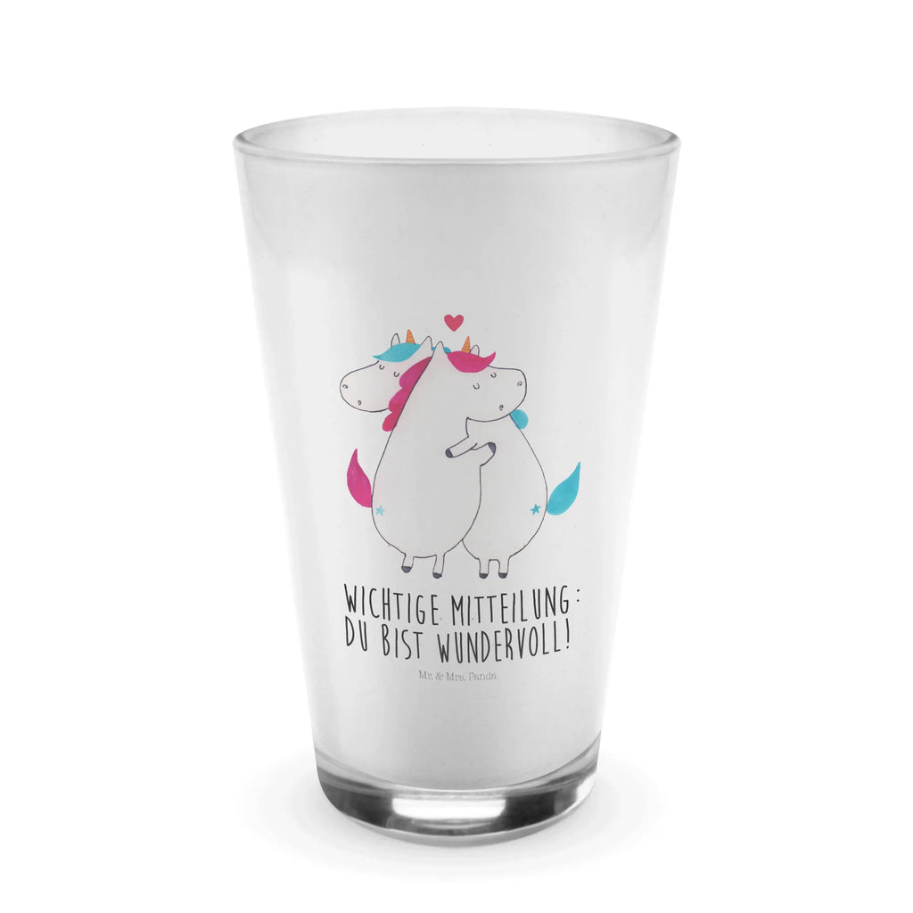 Glas Einhorn Mitteilung Cappuccino Glas, Glas, Cappuccino Tasse, Latte Macchiato, Einhorn, Einhörner, Einhorn Deko, Unicorn, Valentinstag, Valentine, Liebe, Geschenk, Partner, Ehe, lustig, witzig, Spruch