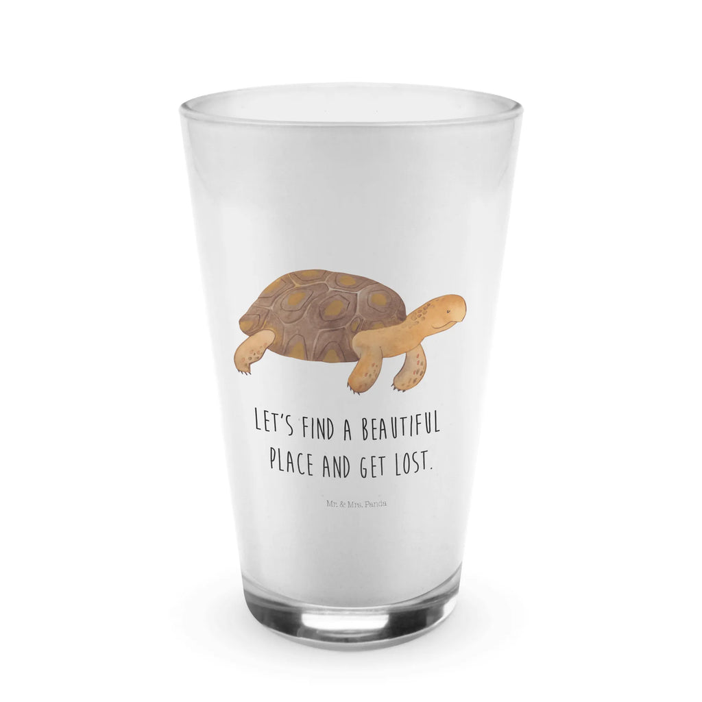 Glas Schildkröte marschiert Cappuccino Glas, Glas, Cappuccino Tasse, Latte Macchiato, Meerestiere, Meer, Urlaub, Schildkröte, Schildkröten, get lost, Abenteuer, Reiselust, Inspiration, Neustart, Motivation, Lieblingsmensch