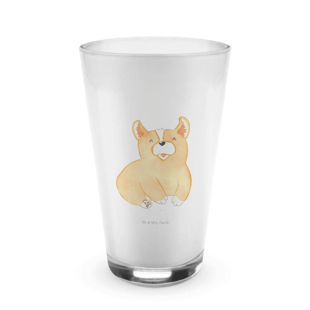 Glas Corgie Cappuccino Glas, Glas, Cappuccino Tasse, Latte Macchiato, Hund, Hundemotiv, Haustier, Hunderasse, Tierliebhaber, Hundebesitzer, Sprüche, Corgie, Welsh Corgie Pembroke, britisch, Motivation, Spruch, Hundespruch, Lebensfreude