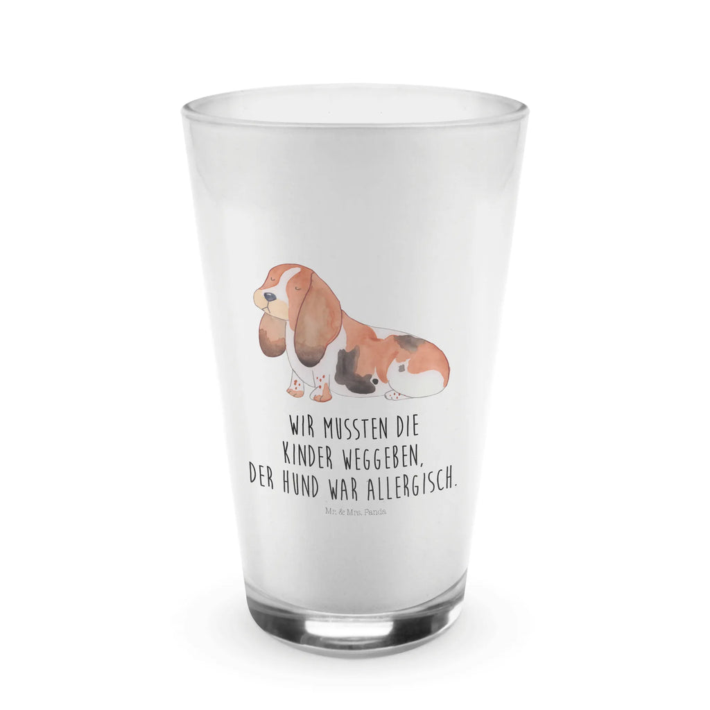 Glas Hund Basset Hound Cappuccino Glas, Glas, Cappuccino Tasse, Latte Macchiato, Hund, Hundemotiv, Haustier, Hunderasse, Tierliebhaber, Hundebesitzer, Sprüche, Basset Hound, Basset, Hundeliebe, kinderlos