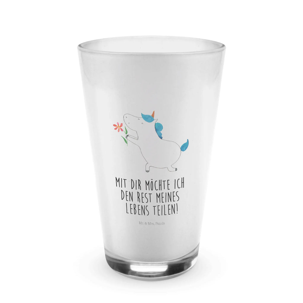 Glas Einhorn Blume Cappuccino Glas, Glas, Cappuccino Tasse, Latte Macchiato, Einhorn, Einhörner, Einhorn Deko, Unicorn, Liebe, Liebesbeweis, Antrag, Heiratsantrag, Verlobung, Ehepaar, Pärchen, Partner, Freund, Freundin, Ehe, heiraten