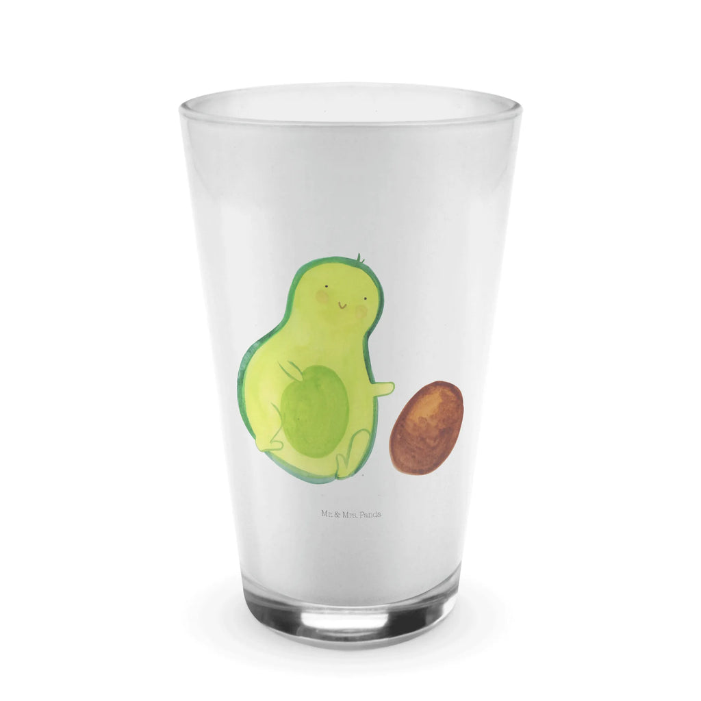 Glas Avocado rollt Kern Cappuccino Glas, Glas, Cappuccino Tasse, Latte Macchiato, Avocado, Veggie, Vegan, Gesund, Avocados, Schwanger, Geburt, Geburtstag, Säugling, Kind, erstes Kind, zur Geburt, Schwangerschaft, Babyparty, Baby, große Liebe, Liebe, Love