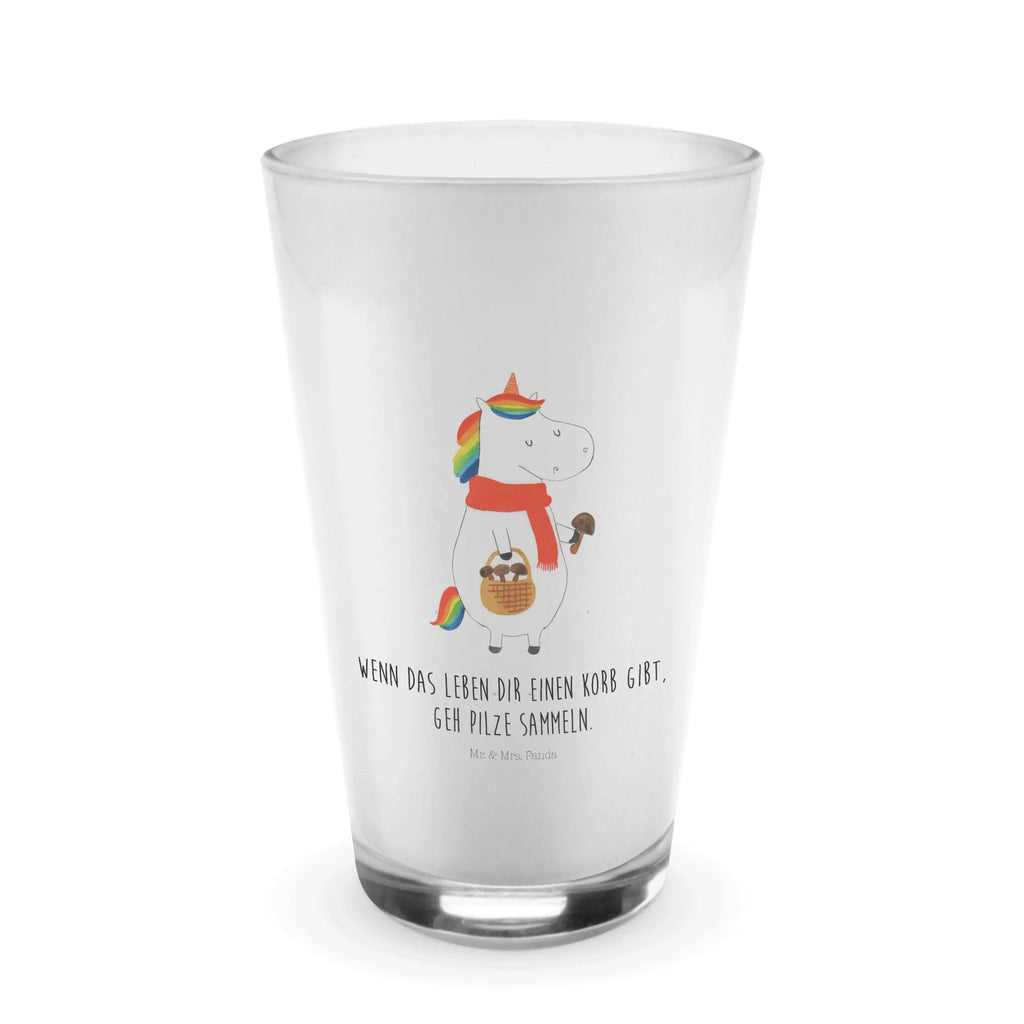 Glas Einhorn Pilz Cappuccino Glas, Glas, Cappuccino Tasse, Latte Macchiato, Einhorn, Einhörner, Einhorn Deko, Unicorn, Pilze, Pilzsammler, Motivation, Spruch, Liebeskummer