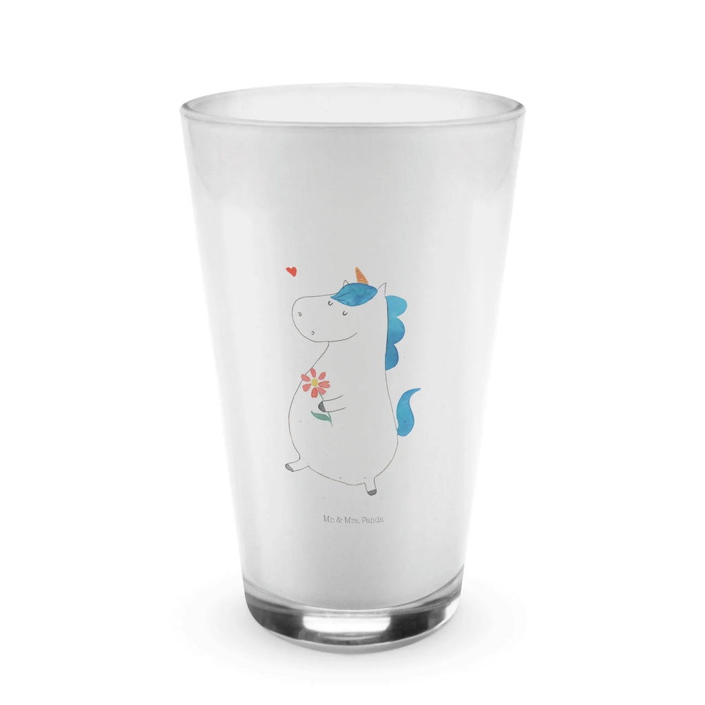 Glas Einhorn Spaziergang Cappuccino Glas, Glas, Cappuccino Tasse, Latte Macchiato, Einhorn, Einhörner, Einhorn Deko, Unicorn, Glitzer, Blumen, Spaziergang, Motivation, Gute Laune, Freude, Freundin, Mutter, Schwester