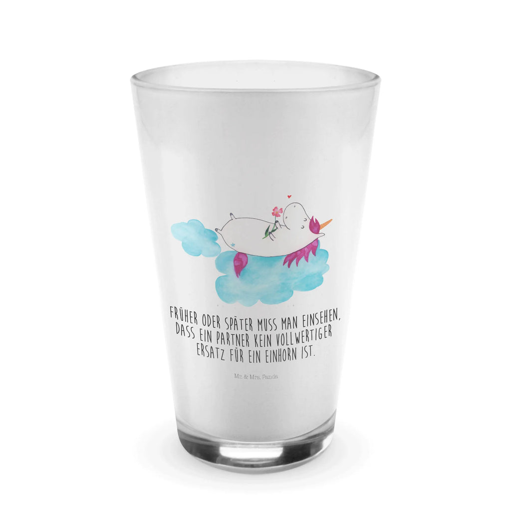 Glas Einhorn verliebt auf Wolke Cappuccino Glas, Glas, Cappuccino Tasse, Latte Macchiato, Einhorn, Einhörner, Einhorn Deko, Unicorn, verliebt, Liebe, Liebesbeweis, Freundin, Wolke