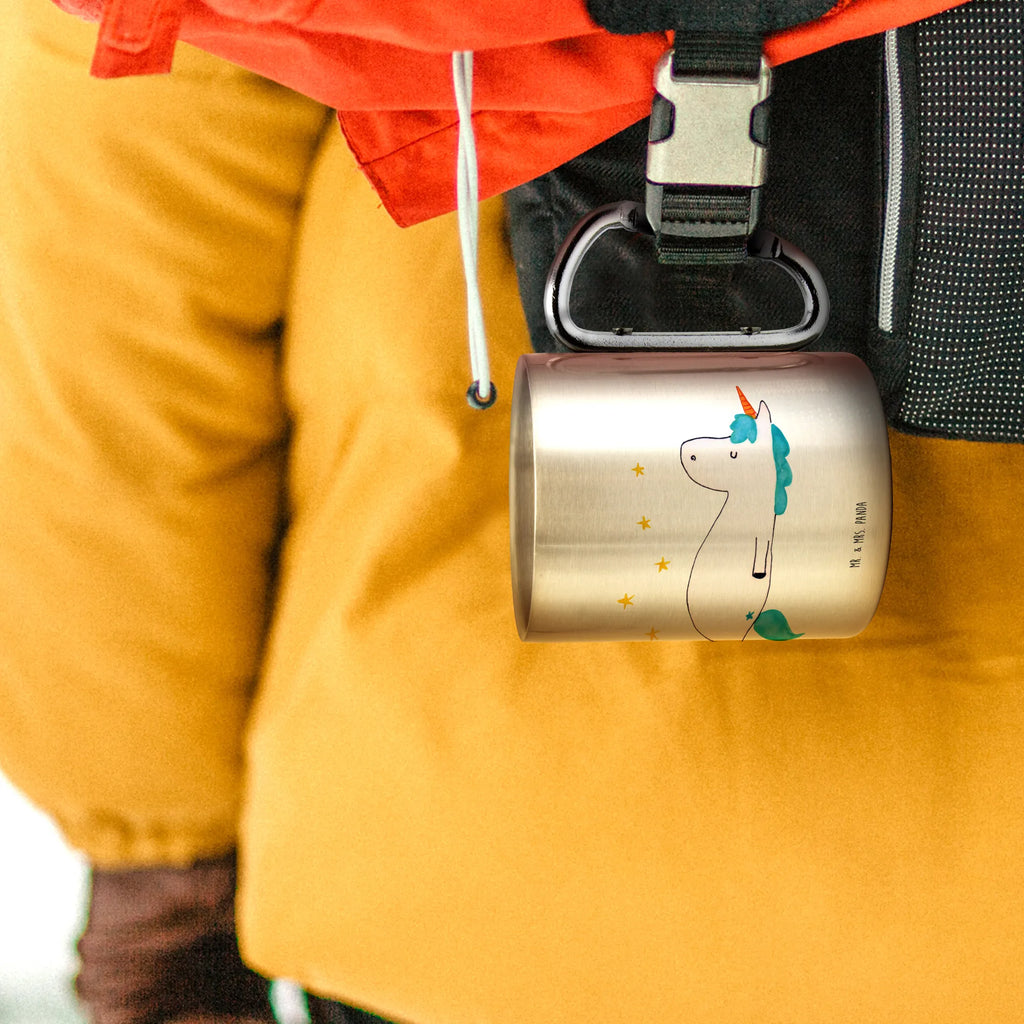 Edelstahlbecher Einhorn Sternenhimmel Edelstahltasse, Karabiner, Edelstahlbecher, Outdoor, Camping, Tasse, Becher, Einhorn, Einhörner, Einhorn Deko, Pegasus, Unicorn, Sterne, Dachschaden, Verrückt, Sternenhimmel