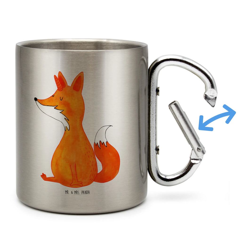 Edelstahlbecher Fuchshörnchen Wunsch Edelstahltasse, Karabiner, Edelstahlbecher, Outdoor, Camping, Tasse, Becher, Einhorn, Einhörner, Einhorn Deko, Pegasus, Unicorn, Fuchs, Unicorns, Fuchshörnchen, Fuchshorn, Foxycorn, Füchse