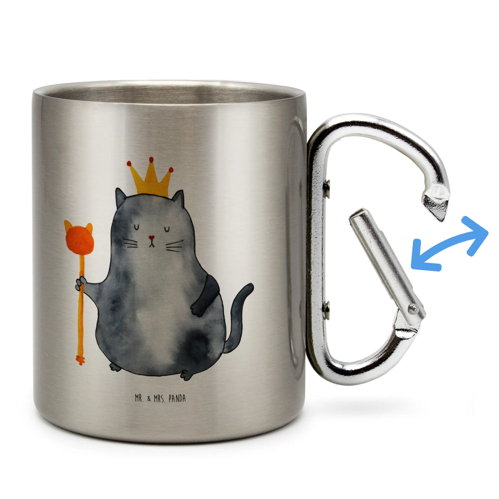 Edelstahlbecher Katzen Koenig Edelstahltasse, Karabiner, Edelstahlbecher, Outdoor, Camping, Tasse, Becher, Katze, Katzenmotiv, Katzenfan, Katzendeko, Katzenfreund, Katzenliebhaber, Katzenprodukte, Katzenartikel, Katzenaccessoires, Katzensouvenirs, Katzenliebhaberprodukte, Katzenmotive, Katzen, Kater, Mietze, Cat, Cats, Katzenhalter, Katzenbesitzerin, Haustier, König, Königin, Queen, Familie, Mietzhaus, Wohnung, erste eigenen Wohnung, Umzug, Einzug