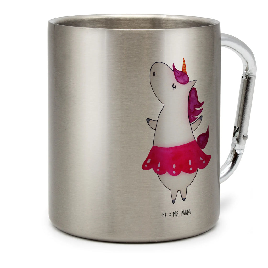 Edelstahlbecher Einhorn Ballerina Edelstahltasse, Karabiner, Edelstahlbecher, Outdoor, Camping, Tasse, Becher, Einhorn, Einhörner, Einhorn Deko, Pegasus, Unicorn, Tanzen, Ballerina, Party, Wohnung, Spaß, Feiern, Geburtstag, Tänzerin, Lebenslust, Lebensfreude