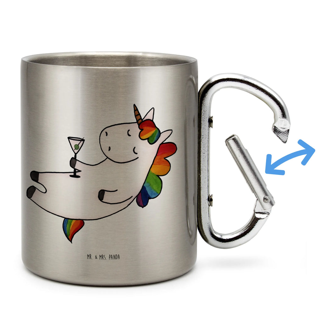 Edelstahlbecher Einhorn Cocktail Edelstahltasse, Karabiner, Edelstahlbecher, Outdoor, Camping, Tasse, Becher, Einhorn, Einhörner, Einhorn Deko, Pegasus, Unicorn, Party, Spaß, Feiern, Caipirinha, Rum, Cuba Libre, Sekt, Freundin, Geburtstag, lustig, witzig, Spruch, Glitzer