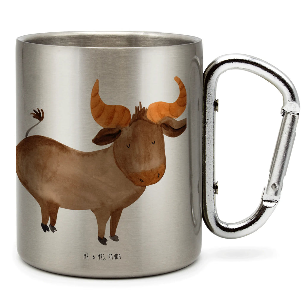 Edelstahlbecher Sternzeichen Stier Edelstahltasse, Karabiner, Edelstahlbecher, Outdoor, Camping, Tasse, Becher, Tierkreiszeichen, Sternzeichen, Horoskop, Astrologie, Aszendent, Stier, Stier Geschenk, Stier Sternzeichen, Geschenk Mai, Geschenk April, Geburtstag Mai, Geburtstag April, Rind, Ochse